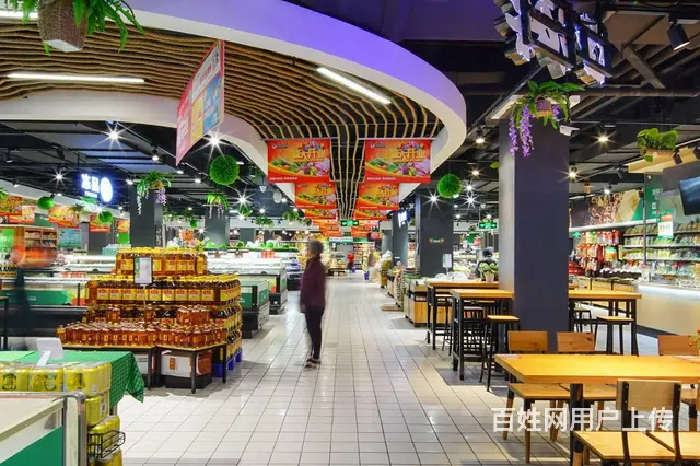 厦门社区生鲜超市设计,大卖场超市空间设计,商场装修 - 图片 4