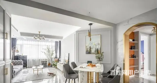 爱居丽全屋整装,恒大名都108㎡，平凡世界里的轻奢 - 图片 6