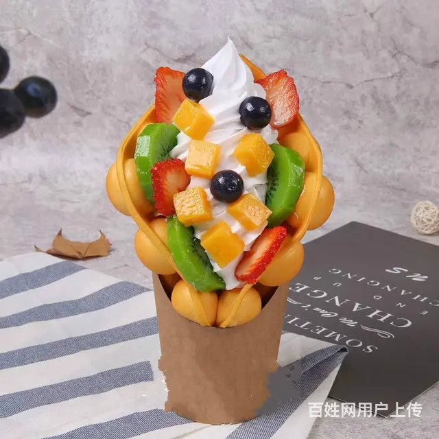 蛋仔冰淇淋学习 彩色冰淇淋技术加盟 - 图片 2