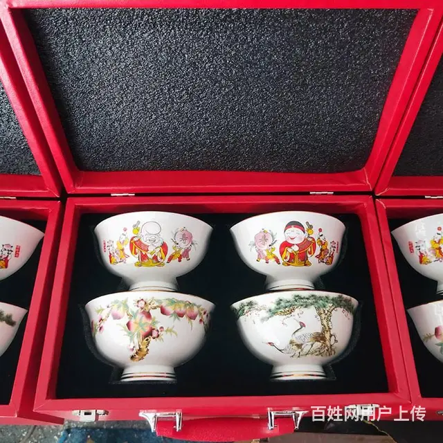 成都老人生日伴手礼寿杯寿碗 双亲八十岁寿宴回礼定制 - 图片 3