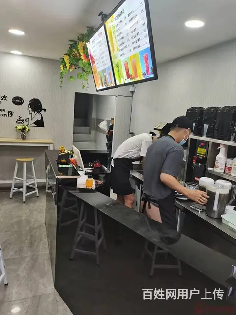 达州铺源网）南外南客站正对面40㎡冷饮奶茶店转让（带夹层） - 图片 2