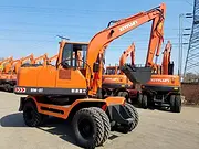 二手轮式挖掘机直销：60、75、150、210挖机