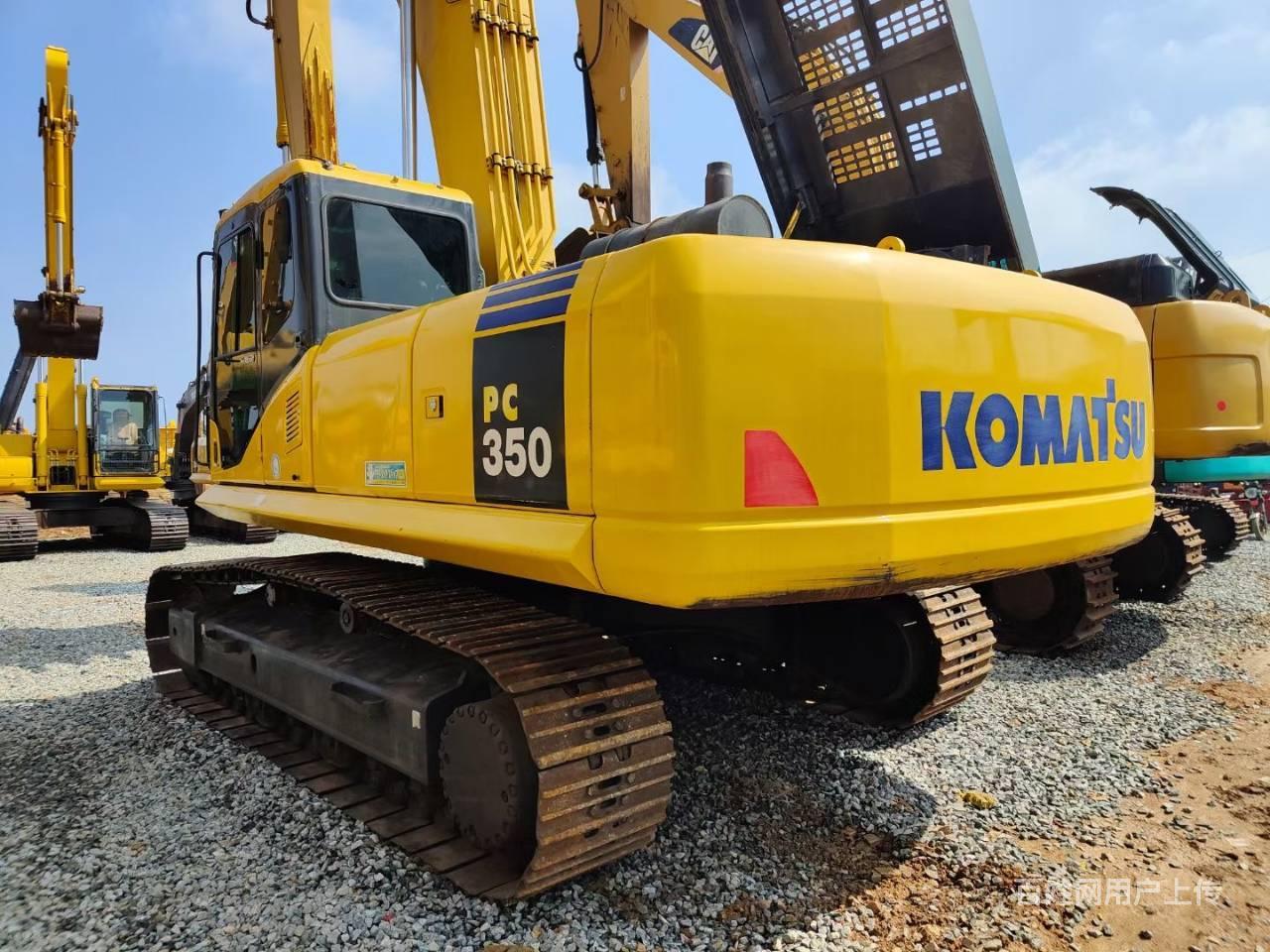 停工急售18年小松350二手挖掘机 包送