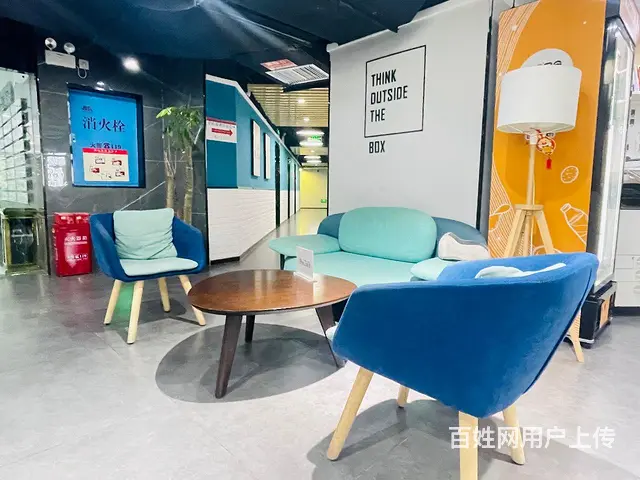 500月租纯写字楼，五一商圈地铁口、包水电空调、包办公家具 - 图片 1