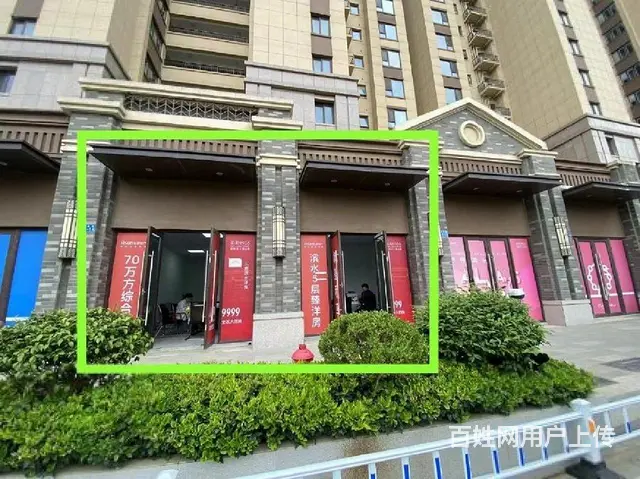 （双开间，10米大开间）门口停车场，天宁区弘阳天下锦景区铺 - 图片 1