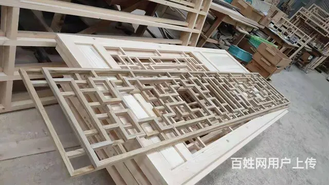 四川内江花格木窗实木卡口榫卯花格 - 图片 8