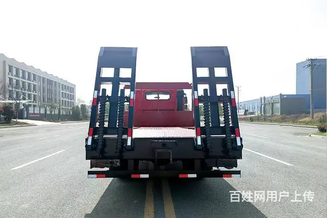 福田平板车现车价格 拉120　150挖掘机拖板车 - 图片 6