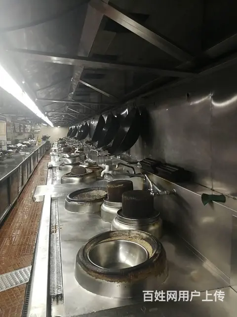 萝岗清洗厨房油烟机公司饭店大排档厨房烟罩净化器清洗 - 图片
