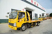 解放蓝牌一拖二130马力清障拖车 厂家电话多少