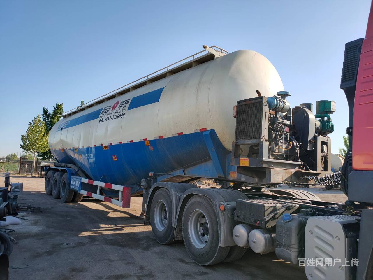 石家庄植物园二手罐车18年65方华宇罐车