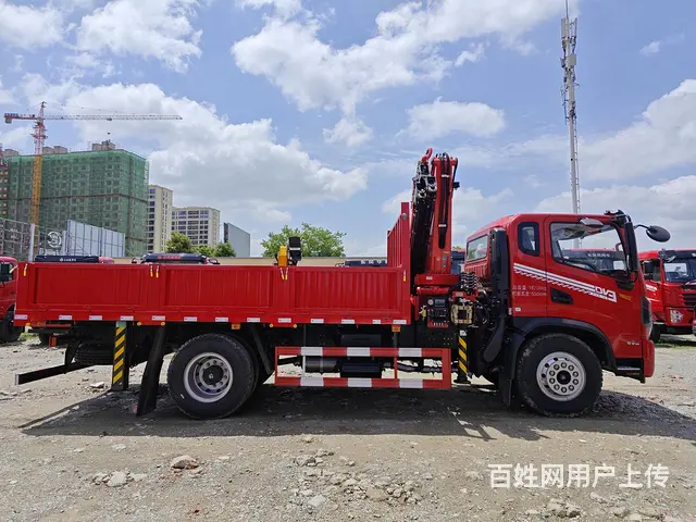 东风4200轴距6.3吨直臂折臂随车吊 厂家直销保质保量 - 图片 2