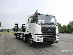 华菱前四后八40吨挖机平板运输车 星马重卡