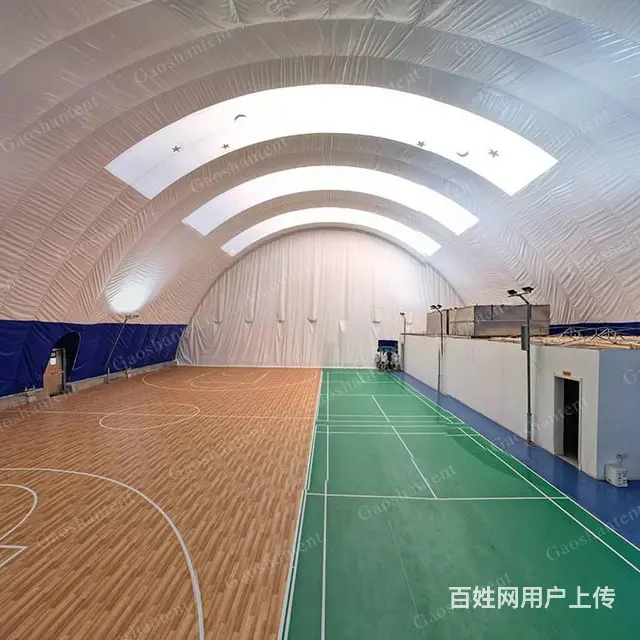 充气膜运动馆建设，气膜展览馆，大跨度设计安全环保 - 图片 1