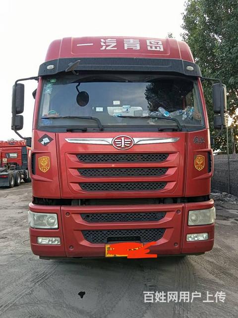 天燃气车 解放天V400马力 ，个人一手车，价格冰的图片