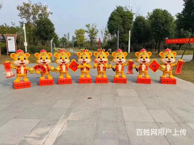 绍兴美陈虎摆件厂家出租出售 - 图片 4