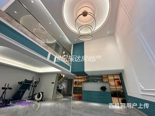 新上外滩下叠350平挑空客厅轻奢豪装没咋住带花园双车位 - 图片 11