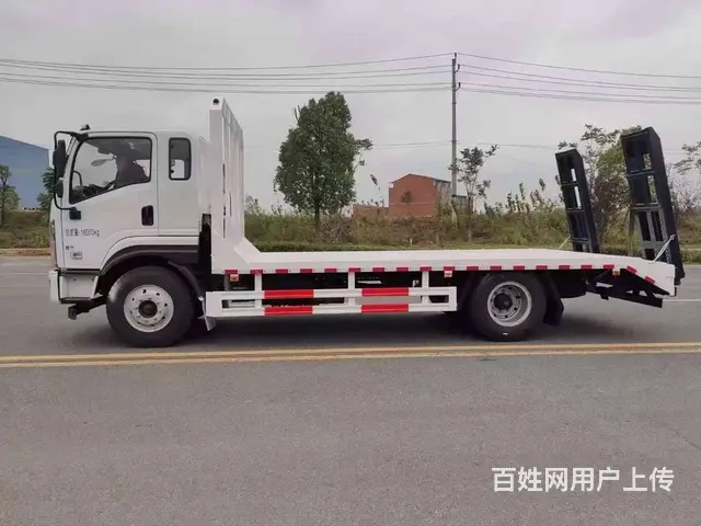 陕汽轩德X9平板车 国六 120挖机150挖机拖车 - 图片 12