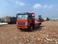 大运单桥平板挖机拖车　平板车保证质量售后无忧