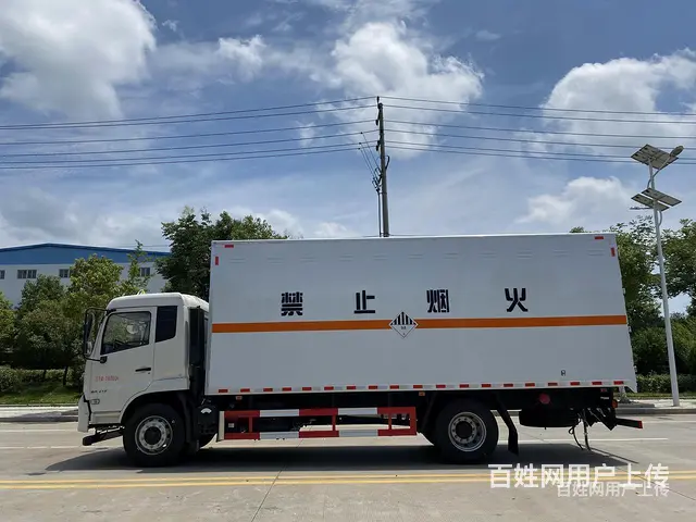 南充 国六东风天锦6.2米杂项危险品厢式车 挂靠公司电话 - 图片 6