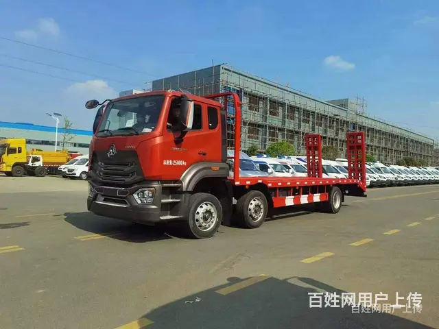 重汽小三轴平板运输车 爬坡不吃力 - 图片 8