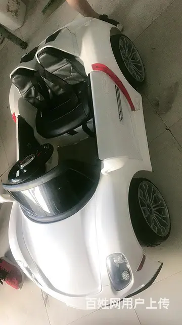 儿童汽车保时捷跑车原580现200️推杆有遥控 - 图片 4