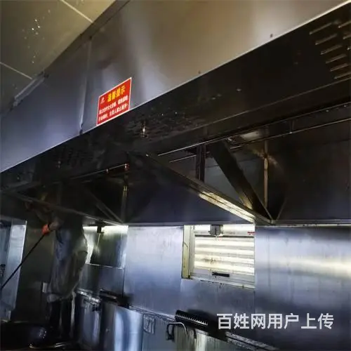 昆山张浦学校酒店厨房大型油烟机清洗 一手商家 - 图片 8