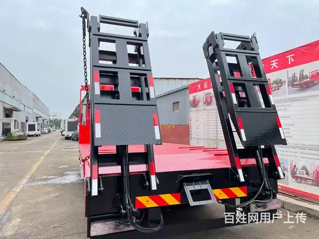陕汽轩德X9单桥挖机拖车 国六云内184马力平板 - 图片 4