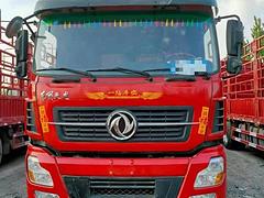 二手天龙高栏载货车 前四后八 9.6米高栏 国五