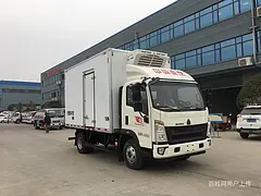 新款4.2米重汽冷藏车 蔬菜冷藏车 各品牌大小齐全