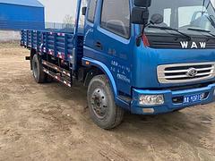国四二手奥驰平板小货车 5.3米大箱  超长蓝牌