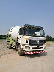 18年二手欧曼搅拌车 大14方 国五 后八轮搅拌车