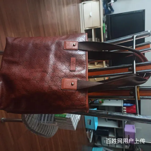 牛皮大号古驰女包 - 图片 1