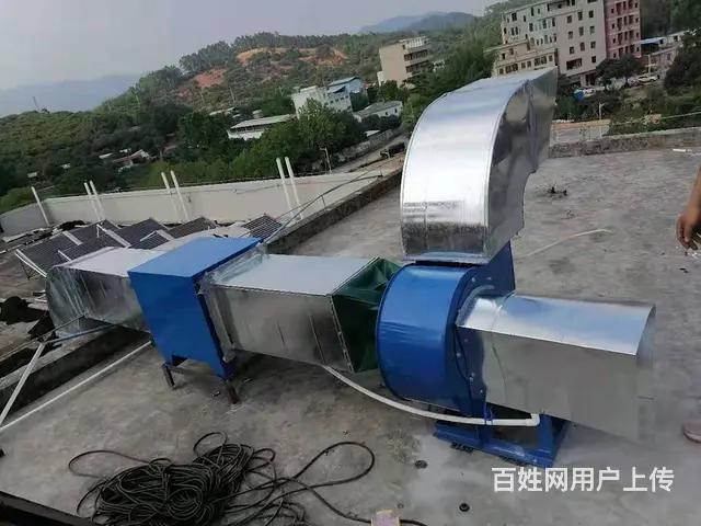 黄埔大排档烧烤店厨房除味油烟风管净化器设备定制安装 - 图片 1