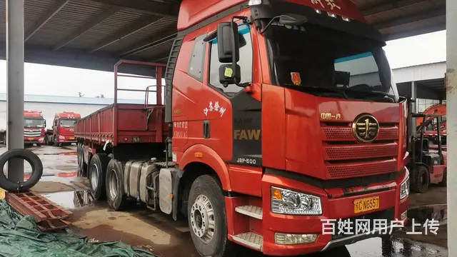 便宜出售解放平板车，500马力锡柴 - 图片 2