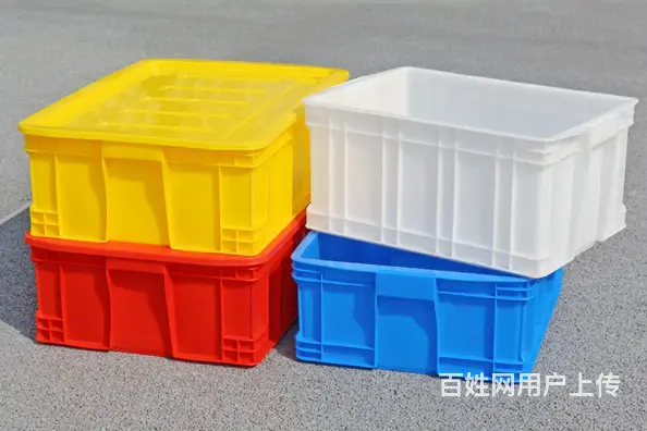 沈阳二手塑料筐错位筐双色颠倒筐周转箱 - 图片 5