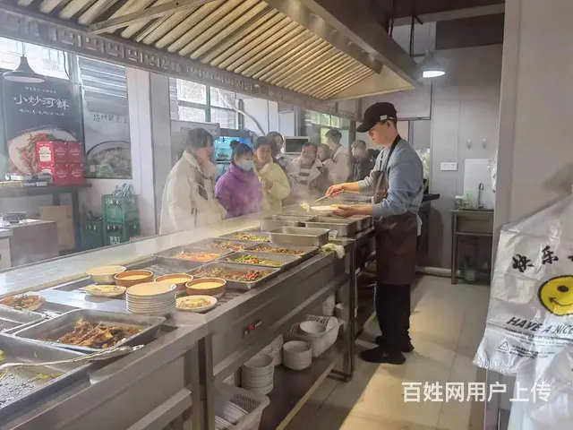 余杭闲林工业园区临街商铺中式快餐炒菜转让 - 图片 1