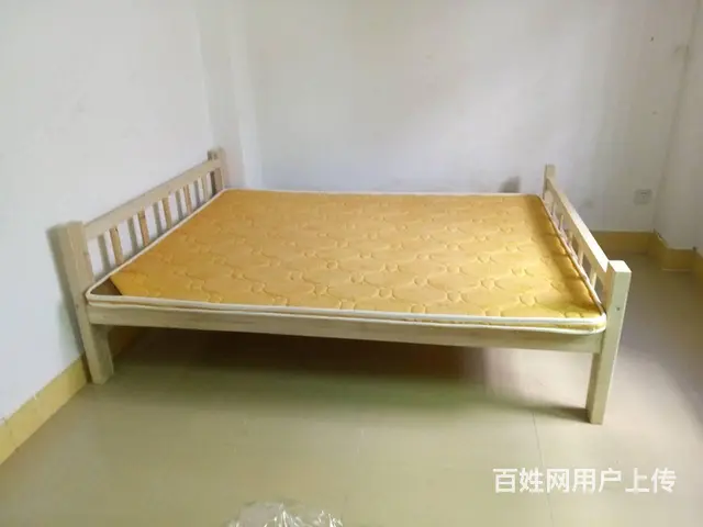简易实木床 单双人床 公司工厂宿舍上下床 - 图片 4