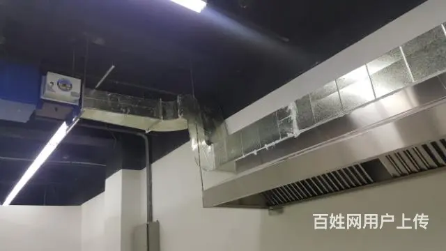 通风管道，油烟管道，不锈钢烟罩风机净化器排风机。 - 图片 2