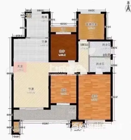 世纪华城2房2厅精装修拎包入住品牌家居家电 - 图片 7