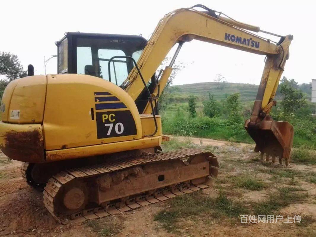 出售工地原版小松70二手挖掘机 质保一年 动力强劲