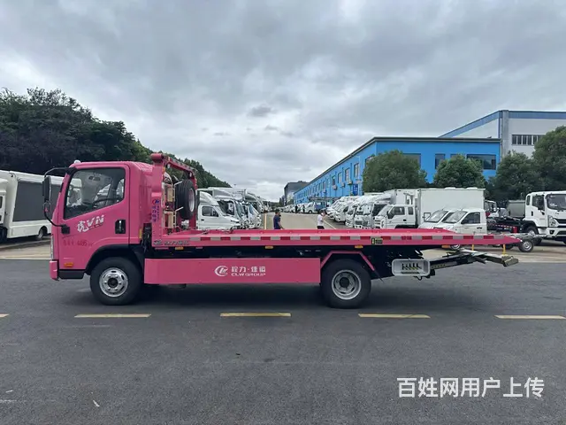 解放3600轴距一拖二蓝牌清障车 程力佳运清障车 - 图片 4