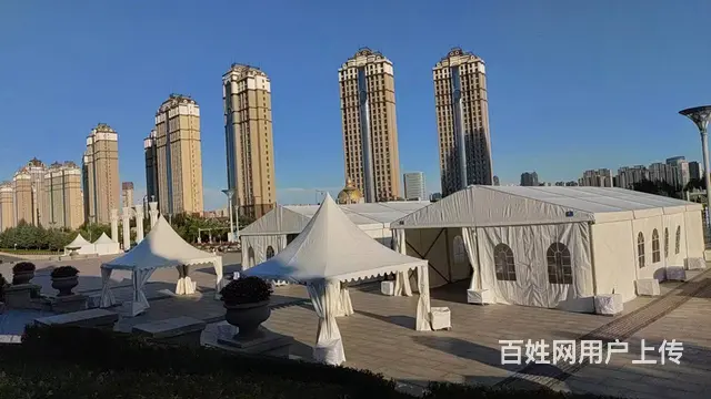 户外展览篷房租赁公司 3-30米跨度铝合金移动篷房 - 图片 5