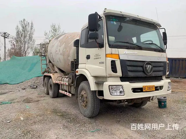 14年国三欧曼ETX搅拌车，340马力奔驰桥12速 - 图片 2