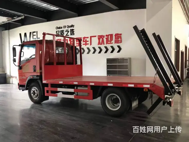 重汽豪曼平板车价格 拖小型挖掘机叉车收割机运输车 - 图片 10