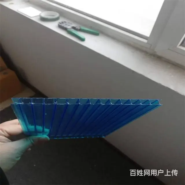 临沂沂南湖蓝pc阳光板沂南蓝色阳光板雨棚 - 图片 9