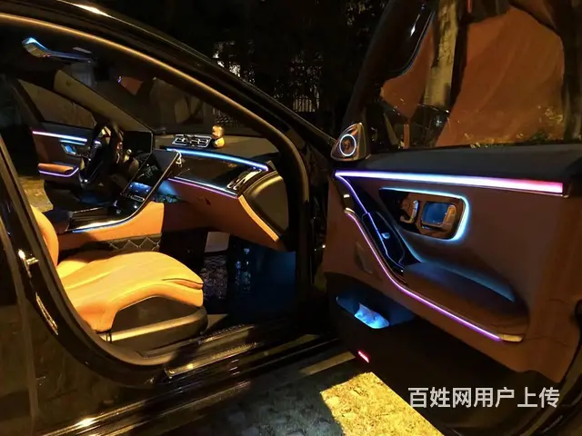 21款22款23款奔驰S400L升级主动式氛围灯 - 图片 2