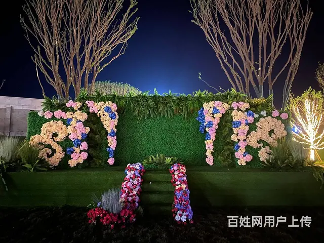 仿真植物墙室内外绿植墙沈阳绿雕雕塑园林景观仿真草坪 - 图片 3
