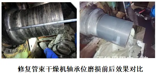 修复管束干燥机轴承位磨损只需七个步骤 - 图片